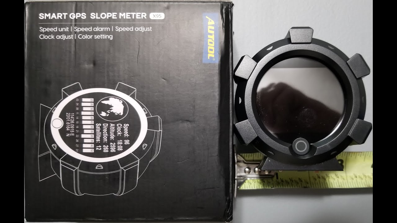 Product Review: Autool X95 Smart GPS Inclinometer Meter