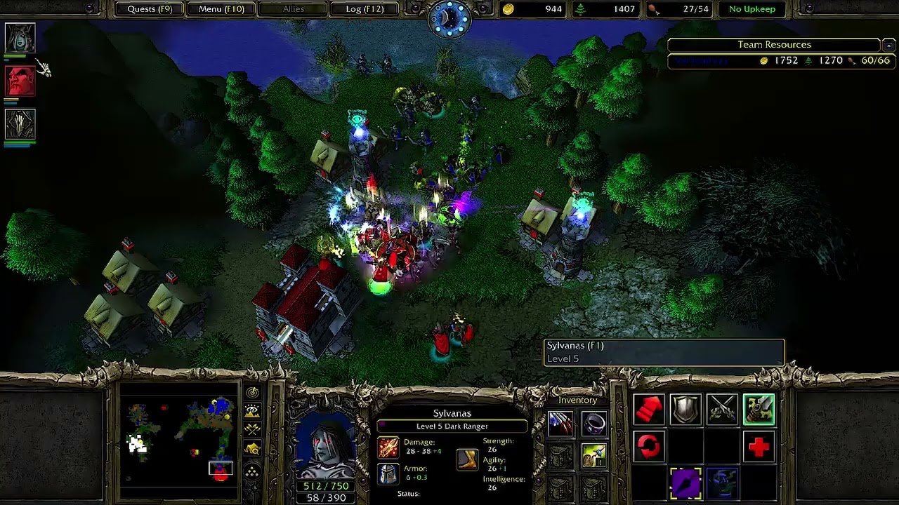 Warcraft 3: Curse of the Forsaken Campaign 03 - Disdain