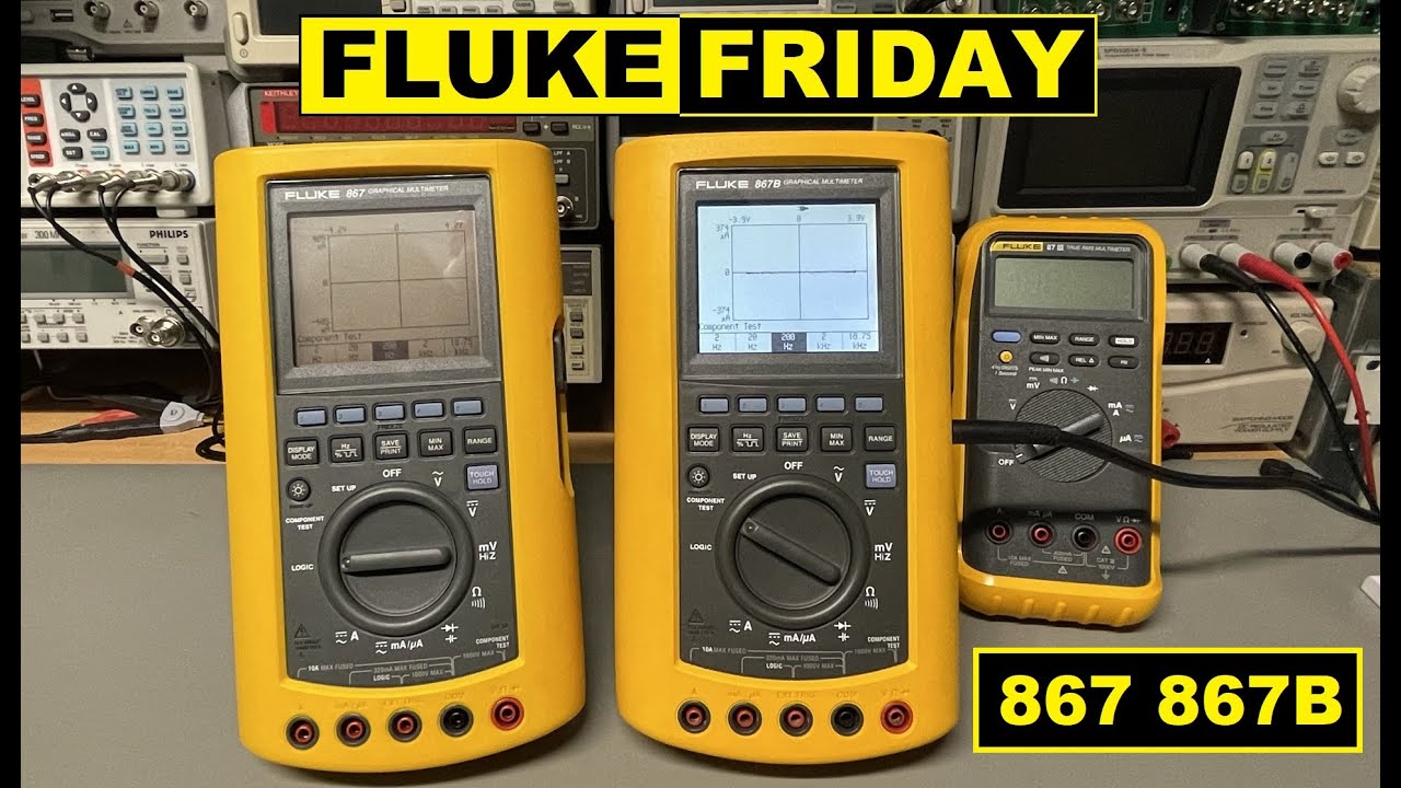 TA-0352: Fluke Friday (E18) Fluke 867 867B - Graphical Multimeter