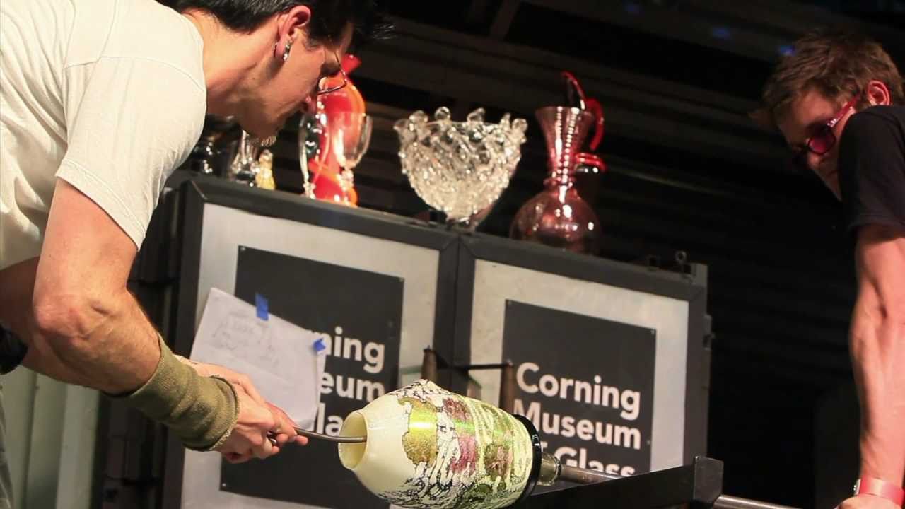 Keke Cribbs and Ross Richmond Demo: 2011 Glass Art Society Roadshow (Seattle)