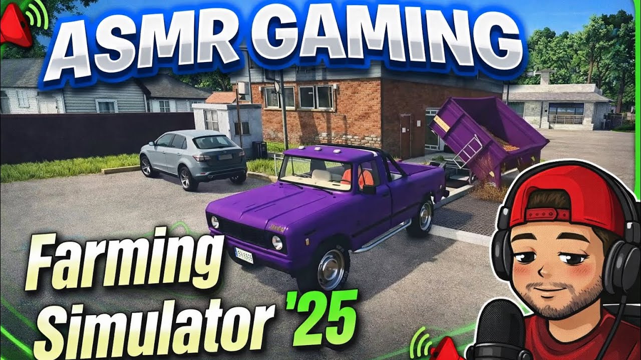 Farming Simulator ASMR - Gum Chewing & Close Up