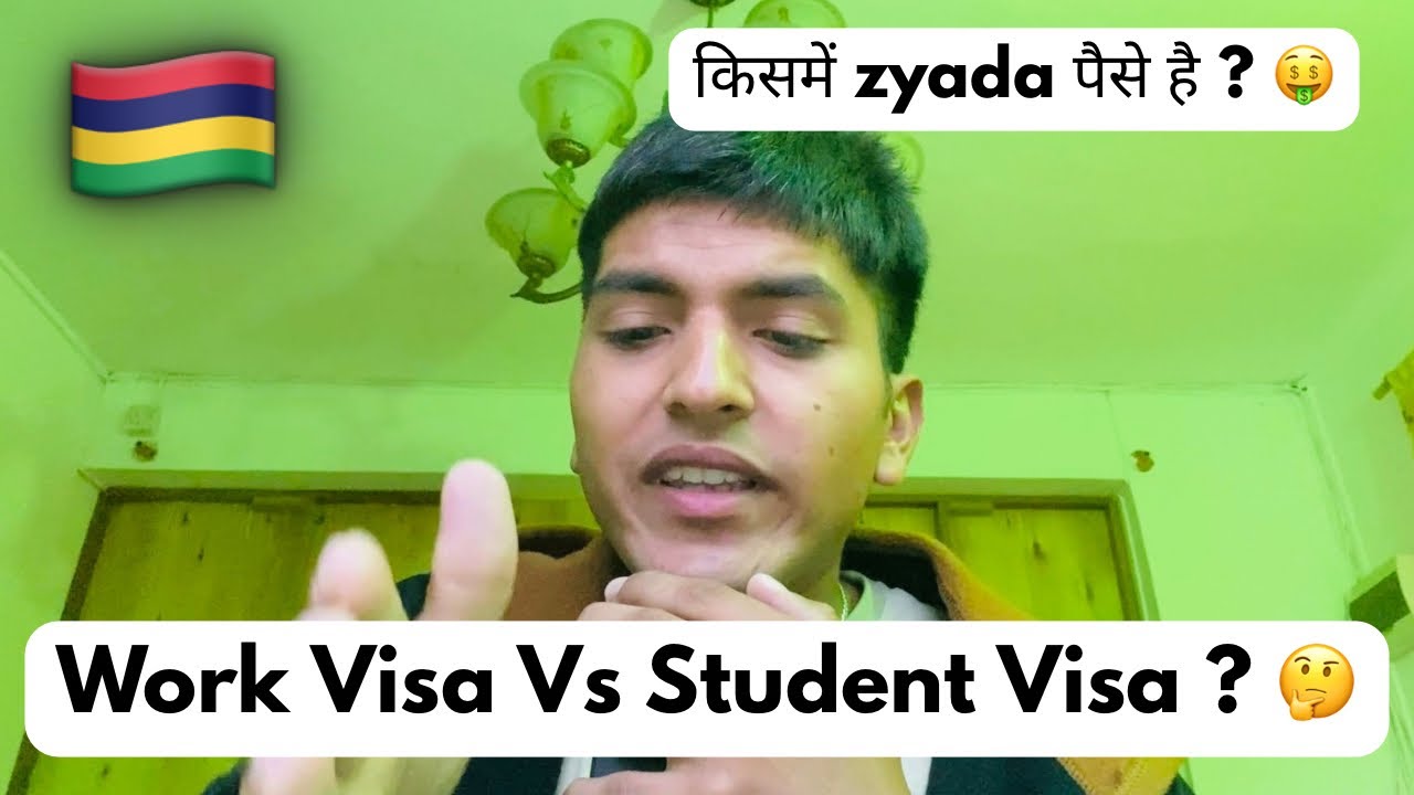 Work Visa vs Student Visa in Mauritius 🇲🇺 | Which is Better for Earning Money as a Student ?