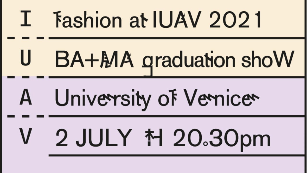 Fashion at Iuav 2021 