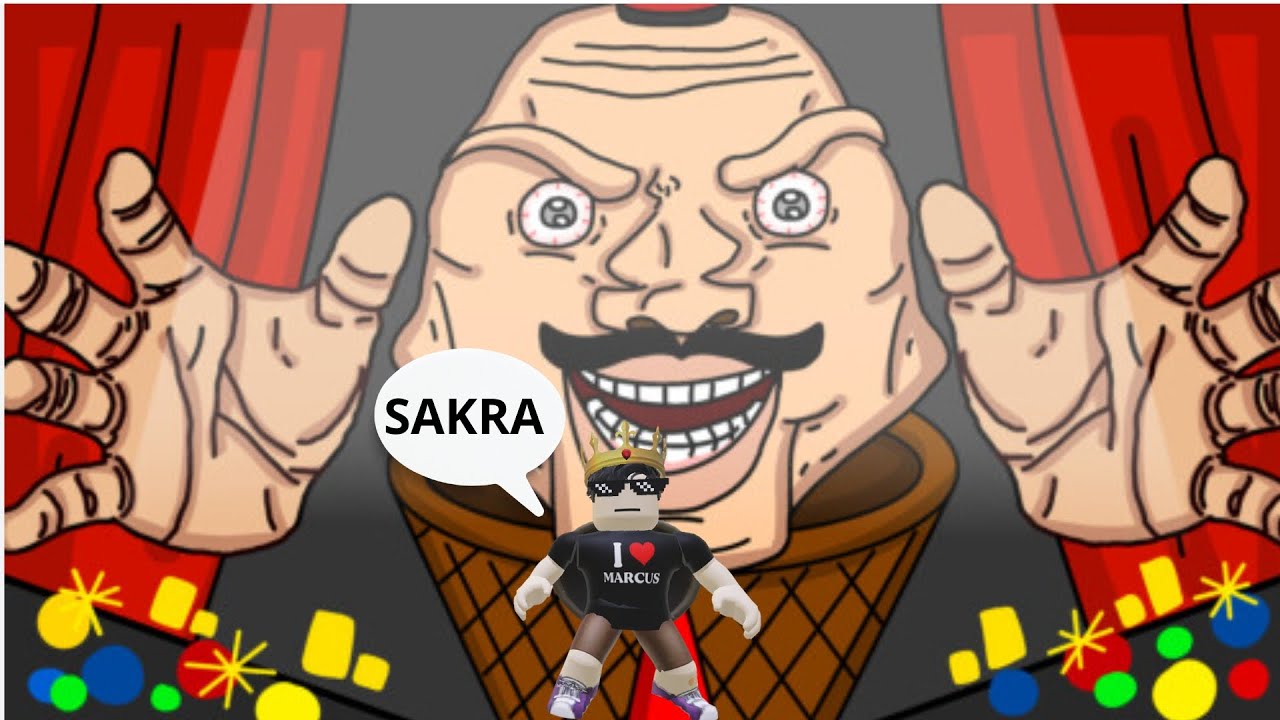 ROBLOX🎮_Honil mě chlápek v kornoutu😲 (Don´t get eliminace)