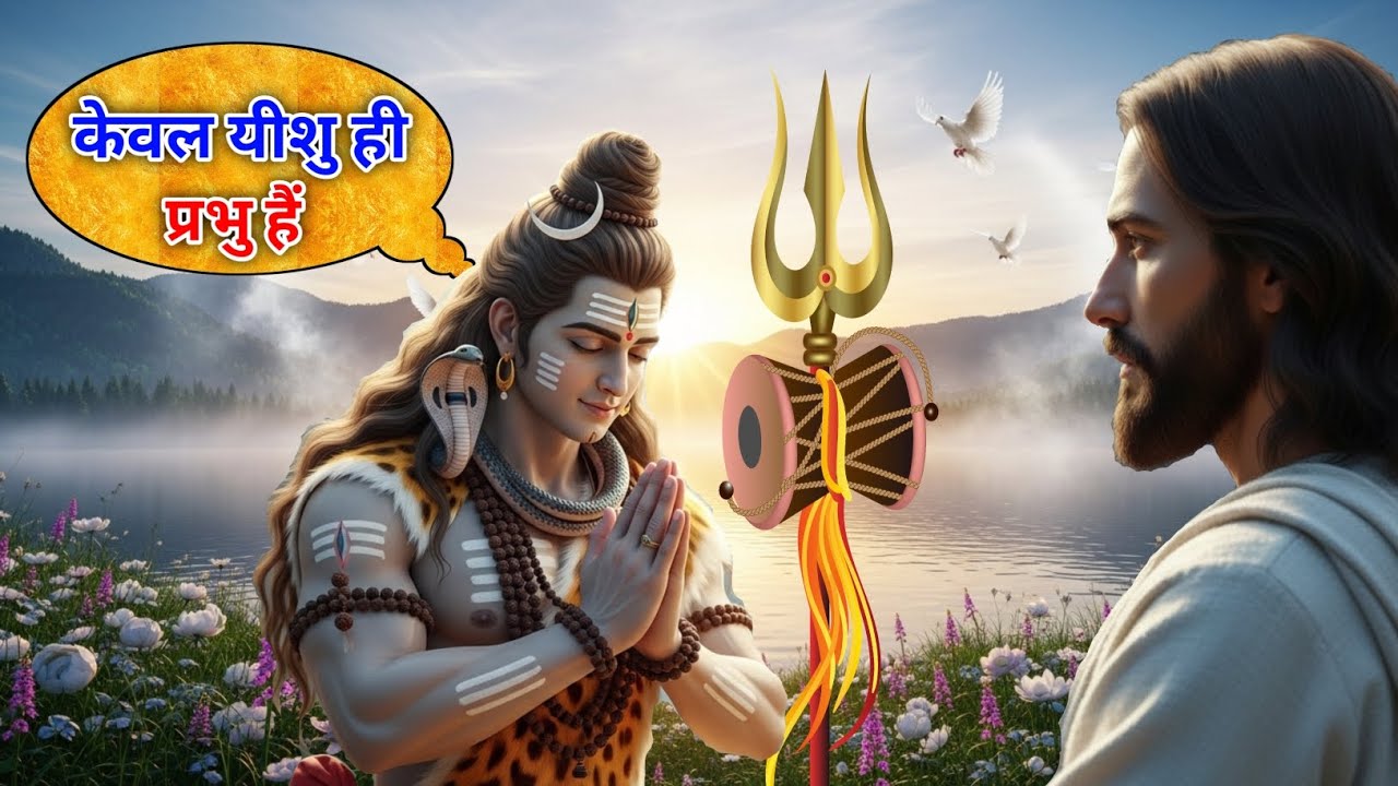 यीशु मसीह का जीवन पवित्र है और शिव का जीवन नशा से भरा हुआ है 