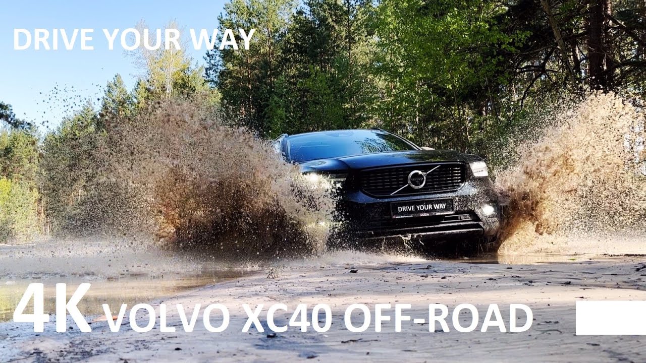 Volvo XC40 Off Road Test Drive in Mud, Sand, and Water Terrains // Ukraine, Kyiv Region