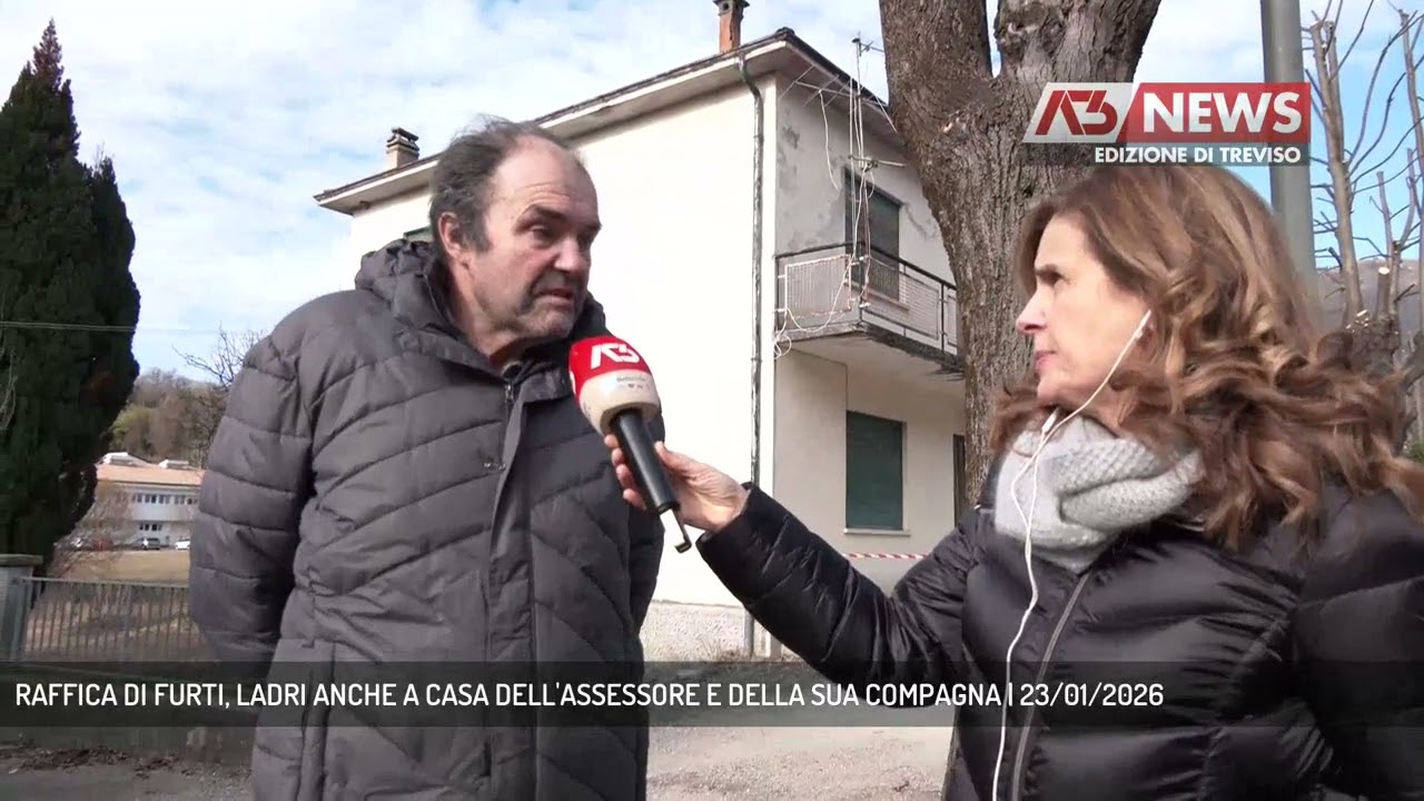 RAFFICA DI FURTI, LADRI ANCHE A CASA DELL'ASSESSORE E DELLA SUA COMPAGNA | 23/01/2026