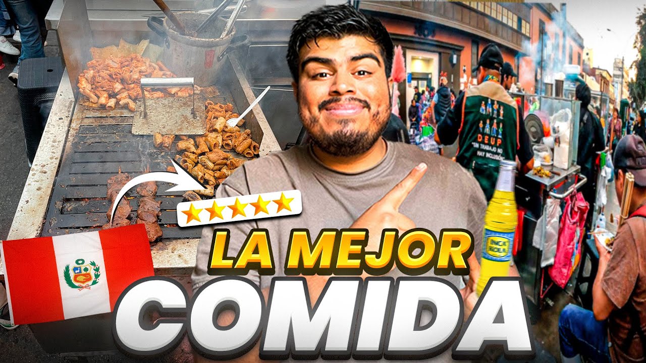 Probando COMIDA CALLEJERA en Perú 🇵🇪