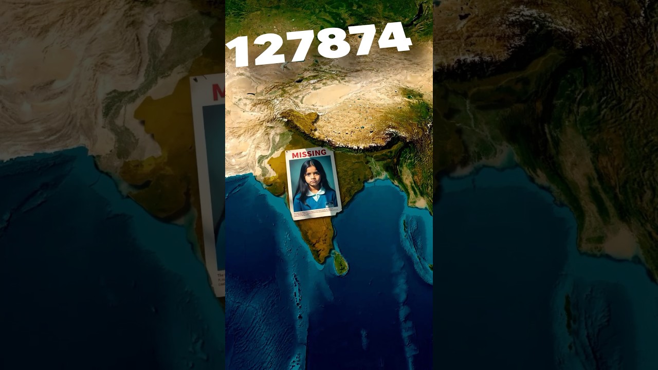 More than 47,000 children missing in India 😨 #shorts