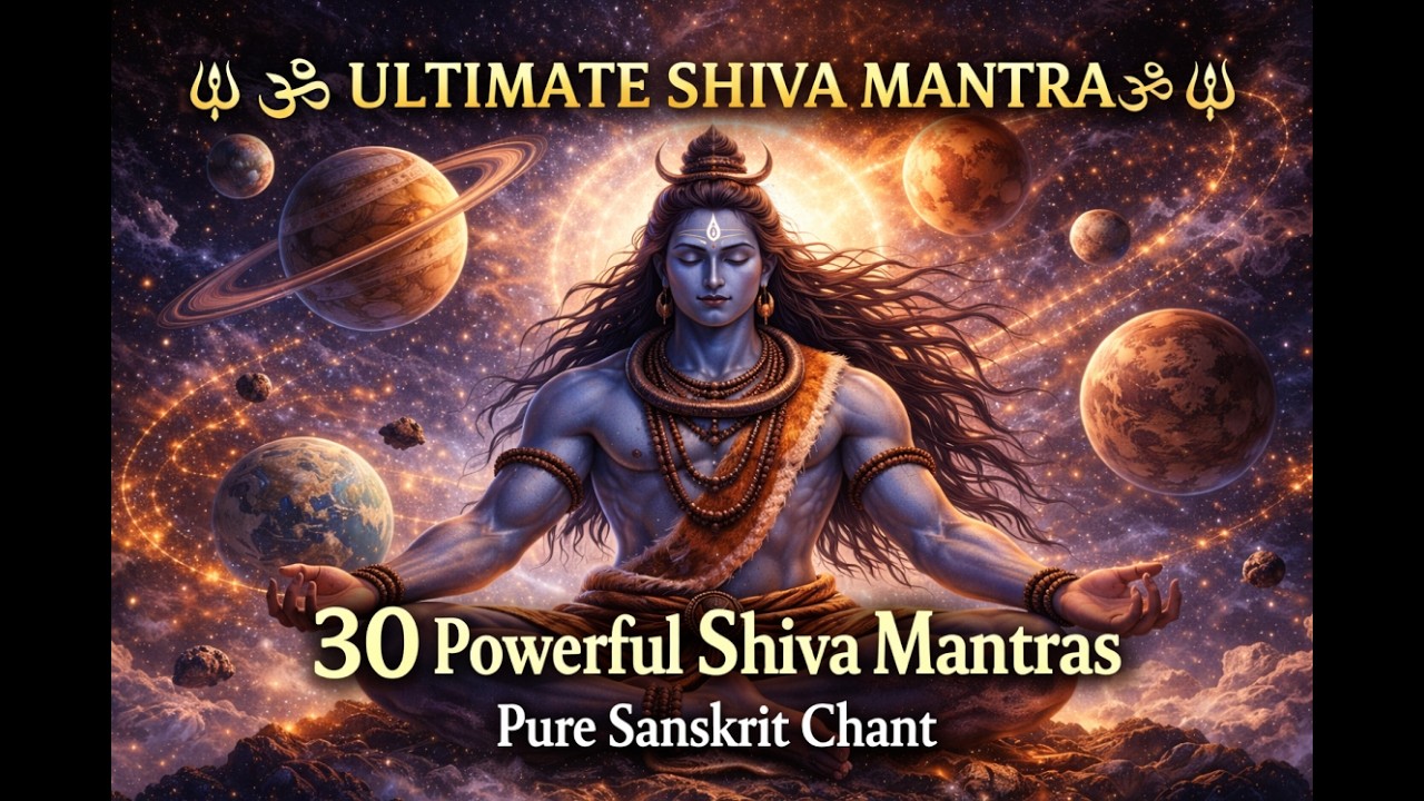 Ultimate Shiva Mantra Compilation | Mahamrityunjaya, Rudrashtakam, Lingashtakam | Sanskrit Chant