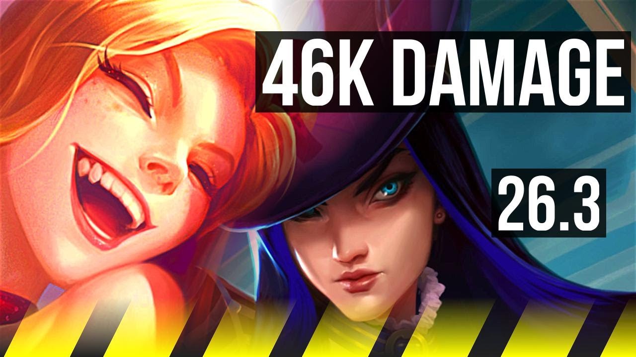 JINX & Blitzcrank vs CAITLYN & Milio (ADC) | 46K damage | EUW Diamond | 26.3