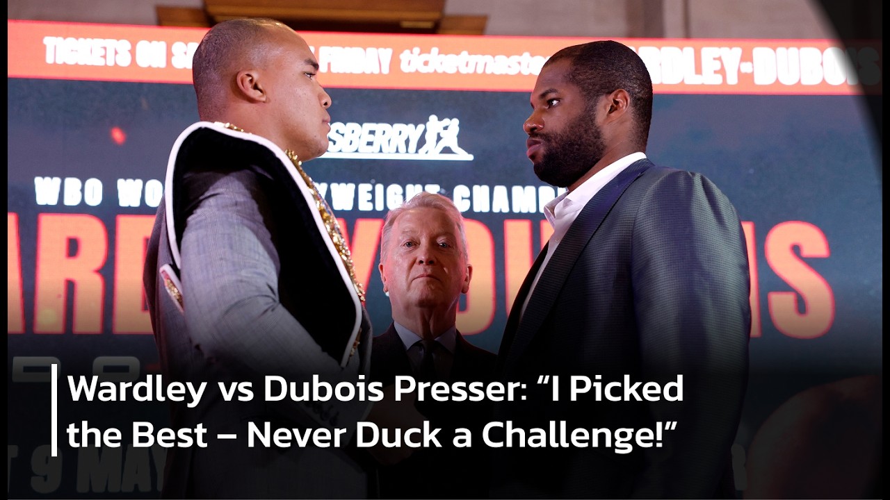 Full Press Conference: Fabio Wardley and Daniel Dubois Face Off at WBO Title | AD1F
