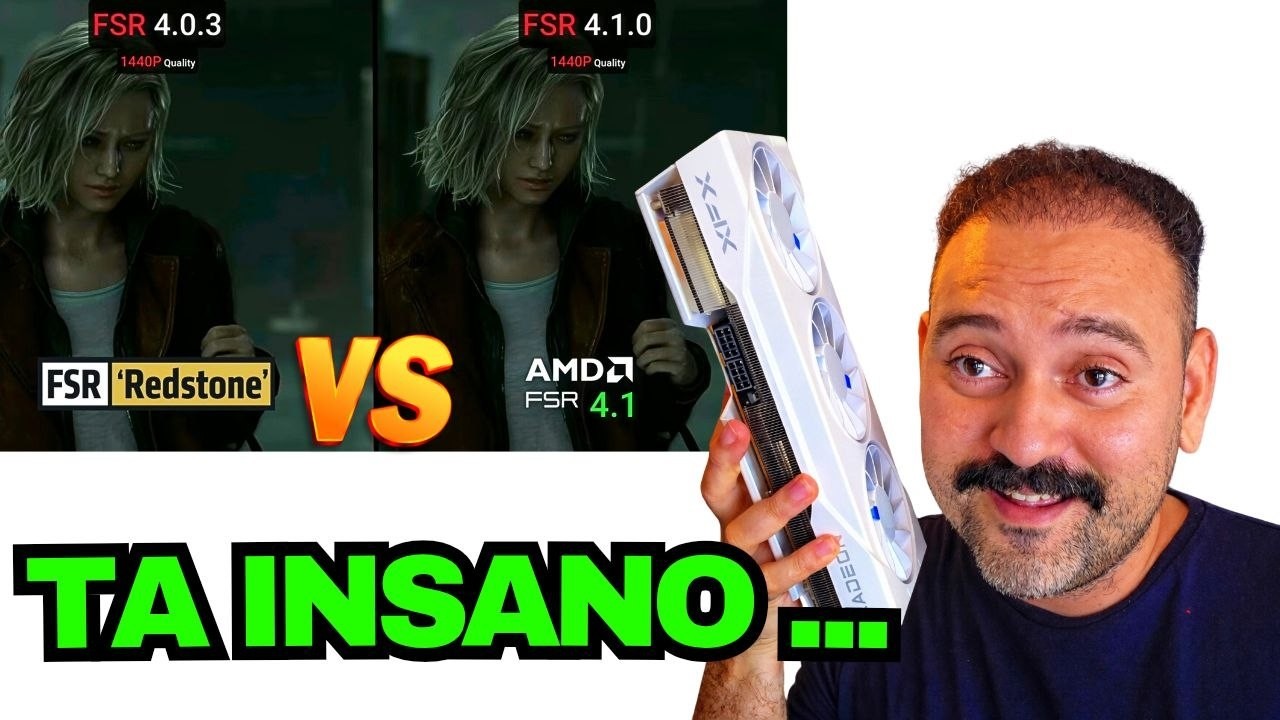 VAAZOU FSR 4.1 QUALIDADE BATENDO O DLSS 4.5?? AMD TA DE PARABÉNS!