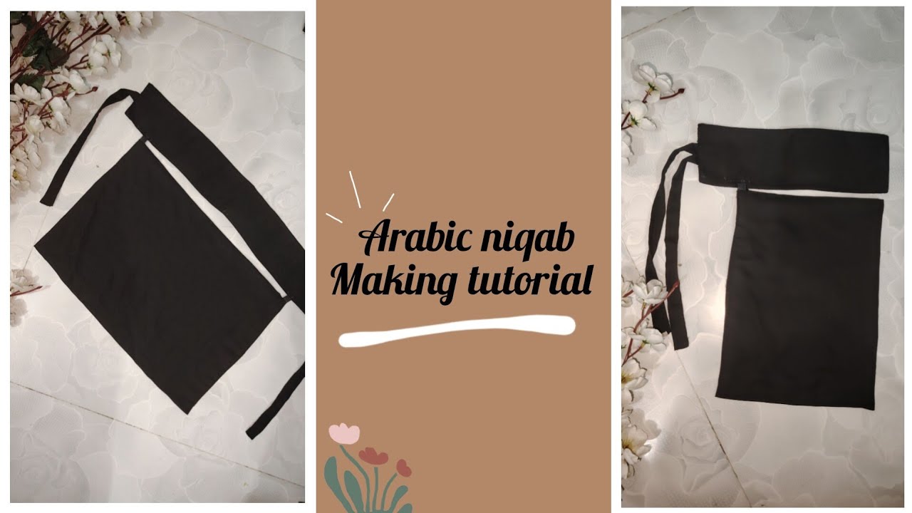 Arabic niqab cutting and stitching||niqab making tutorial||#foryou #fypシ゚viral #niqab