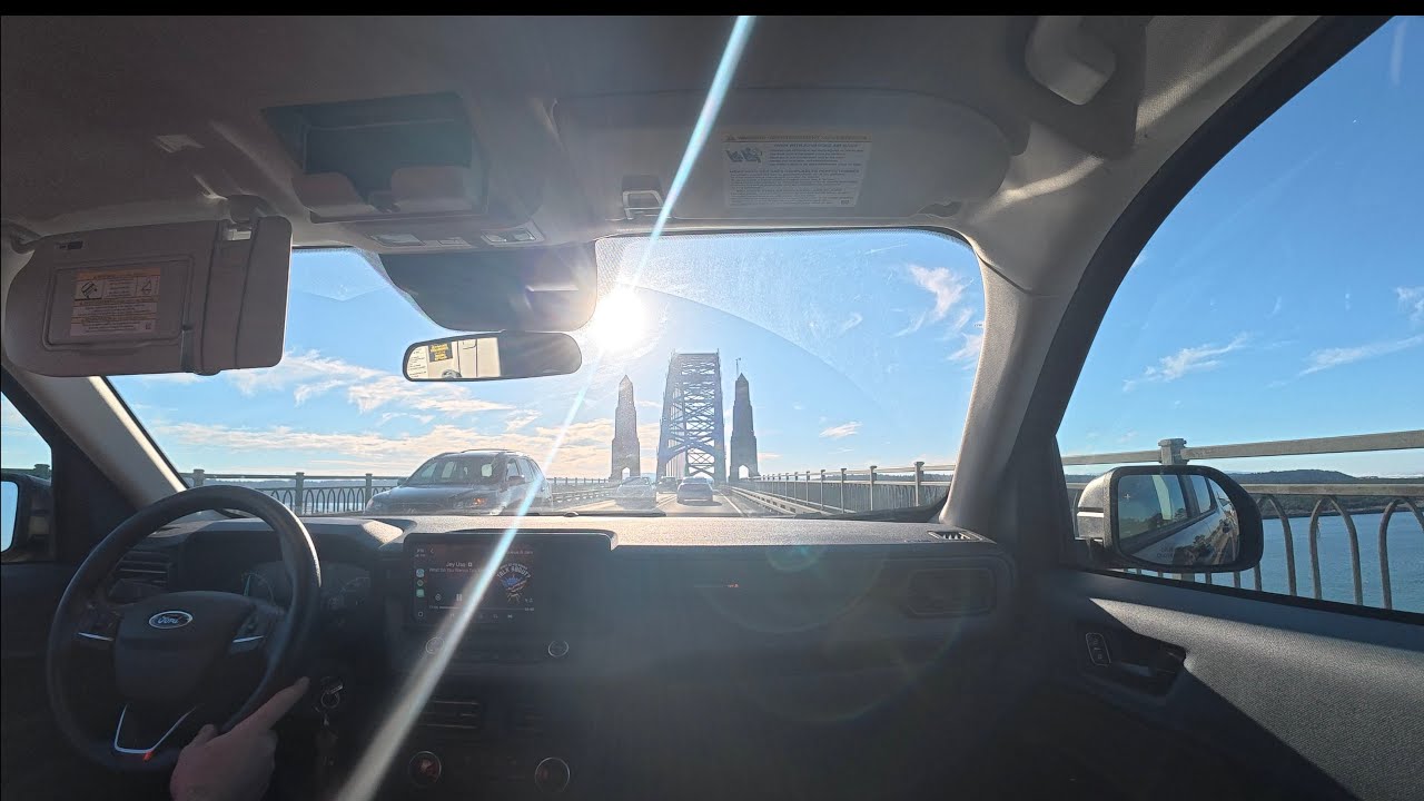 Driving down Highway 101 on the Oregon coast