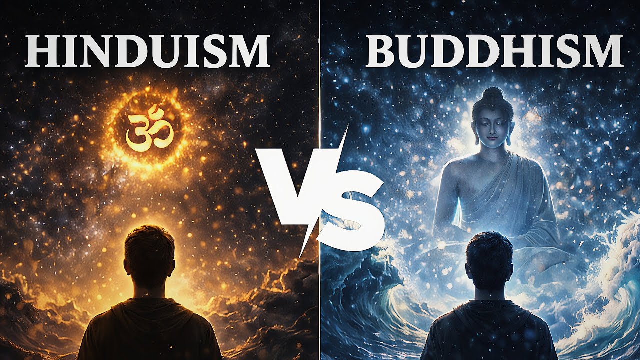 सच में कौन बेहतर है? Hinduism vs Buddhism | upanishad, moksh, Vedanta, Suffering Explained!