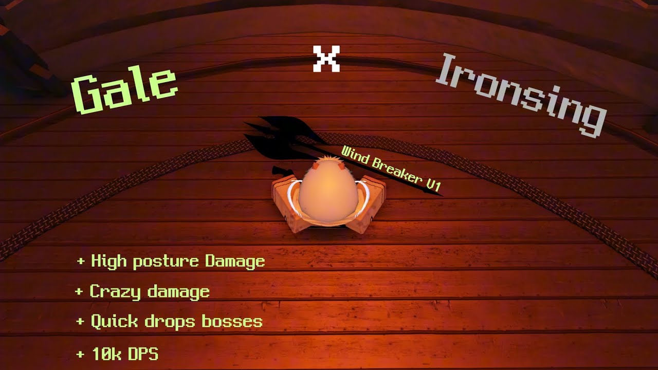 This Iron Wind Boss Killer PVE deals 10k dmg per second in Deepwoken PVE | Wind Breaker V1