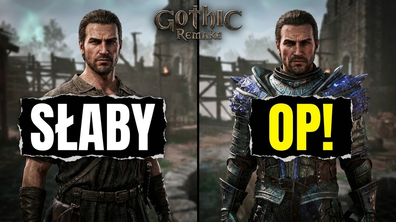 GOTHIC REMAKE PL | NAJŁATWIEJSZY SPOS&Oacute;B NA ZDOBYCIE NAJLEPSZEJ ZBROI Z MAGICZNEJ RUDY ! (PORADNIK )