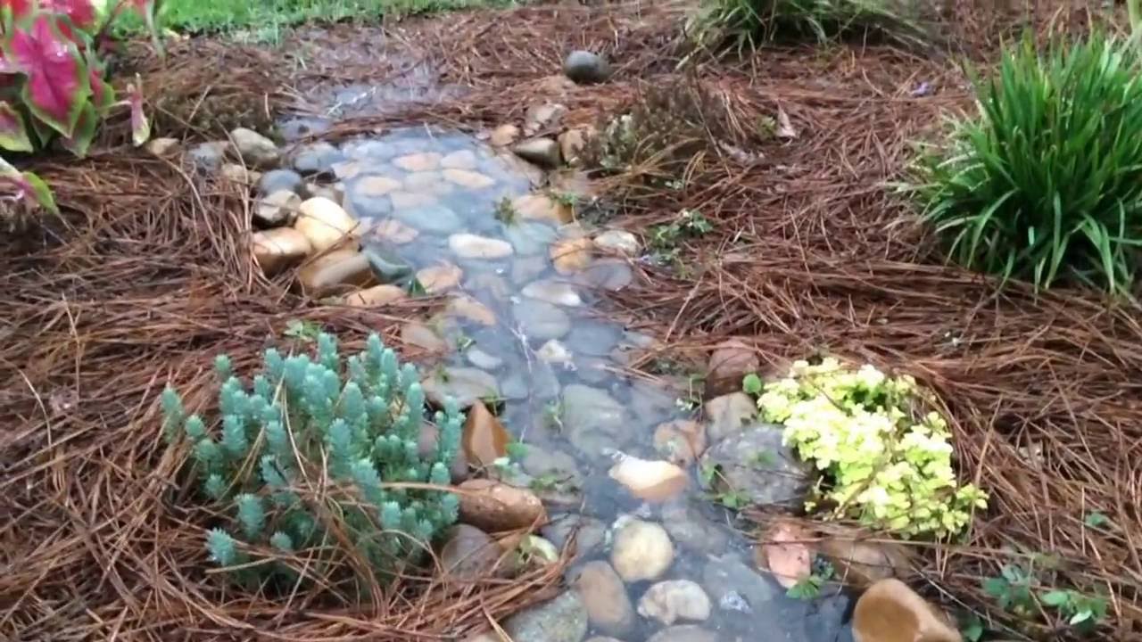 DIY Dry Creek Bed