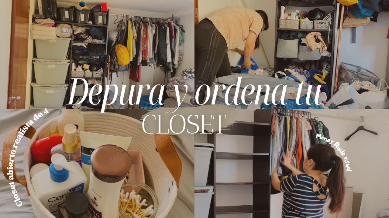 TIPS PARA DEPURAR CLOSET | ¿Por qué nos cuesta desprendernos?| Closet abierto de 4 | Depa pequeño