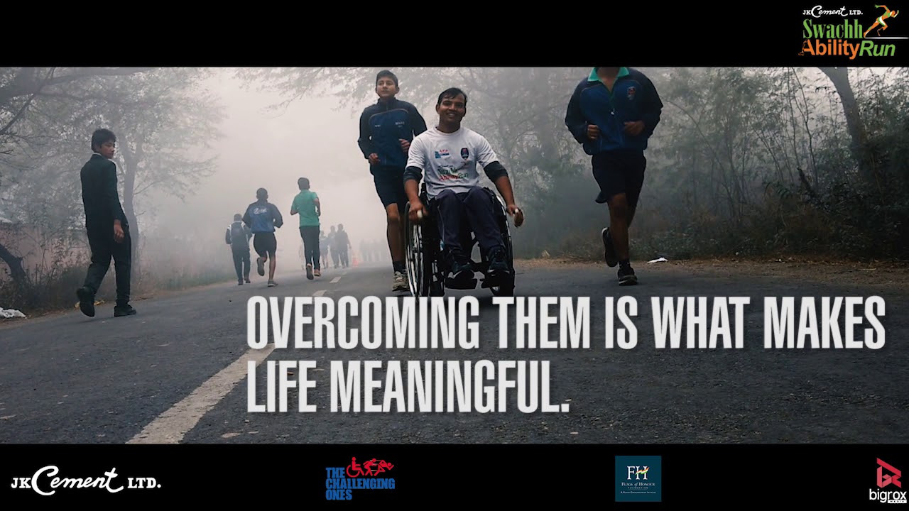Keep Challenging Yourself - SwachhAbility Run