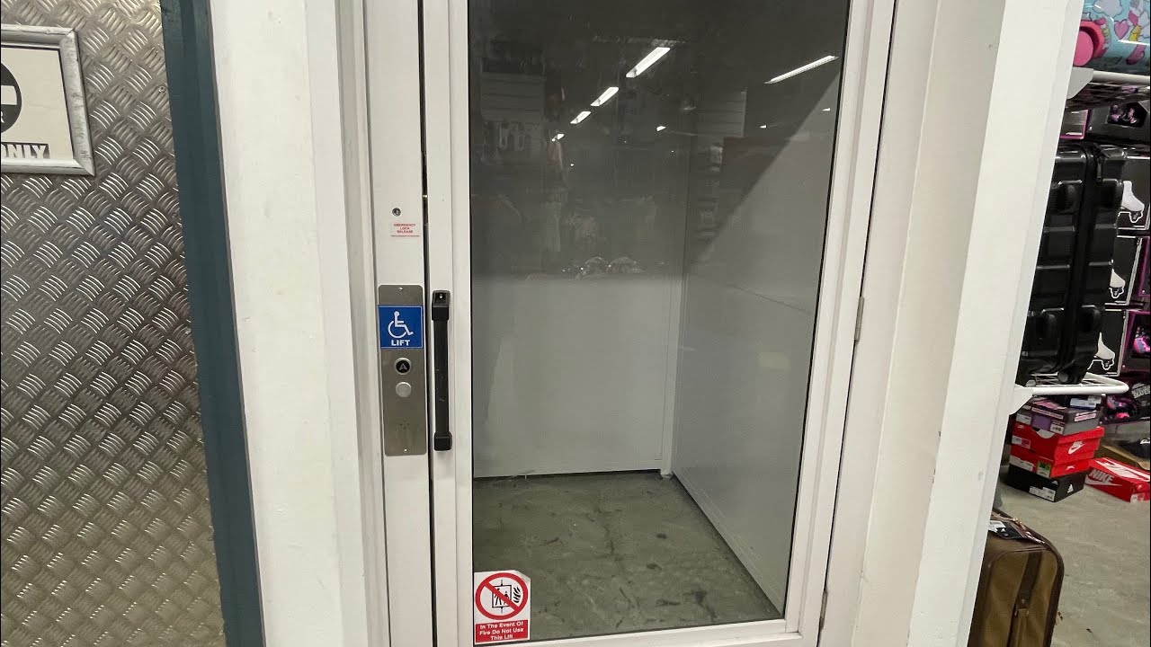 Phoenix Platform Lift @ Sports Direct @ The Gallagher Retail Park In Cheltenham