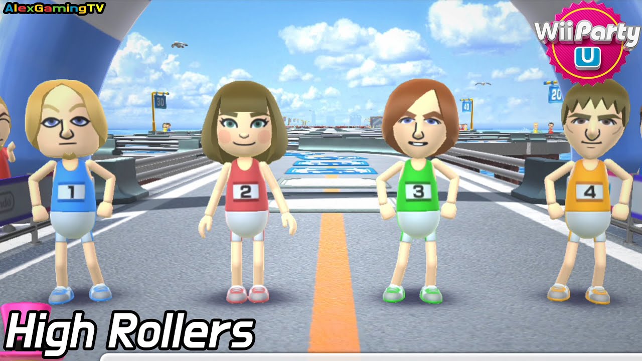 Wii Party U Highway Rollers gameplay Player Eddy ( Standard Difficulty, Eng Sub ) AlexgamingTV