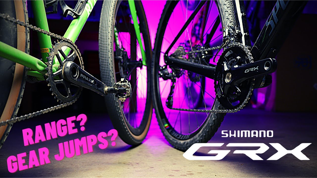 Трансмиссия Shimano GRX 1x против 2x для гравия // Анализ переключений передач и диапазона