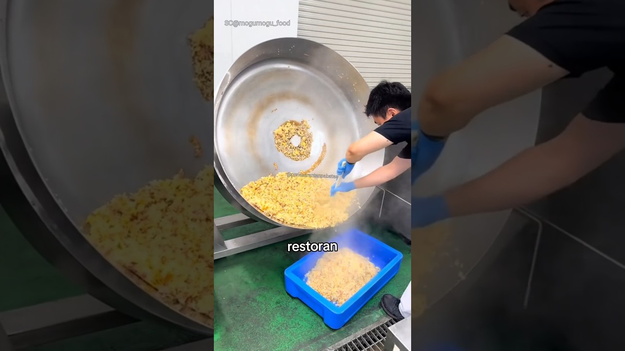 Mesin otomatis buat kaum pecinta nasi goreng❗