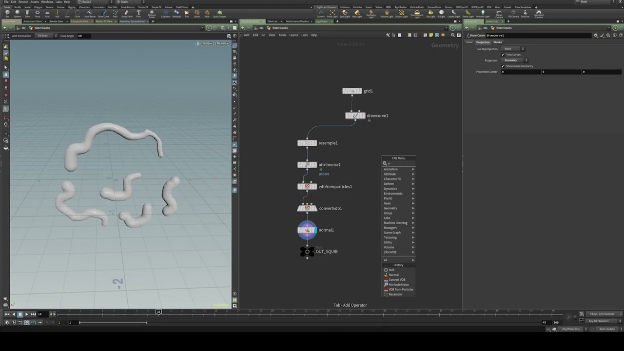 Fluid FX for Realtime 5 | Создание брызговых мешей