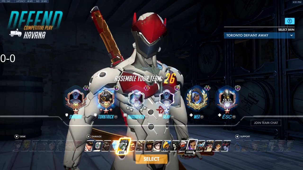 Overwatch Intense Genji Gameplay By Genji God Shadder2k