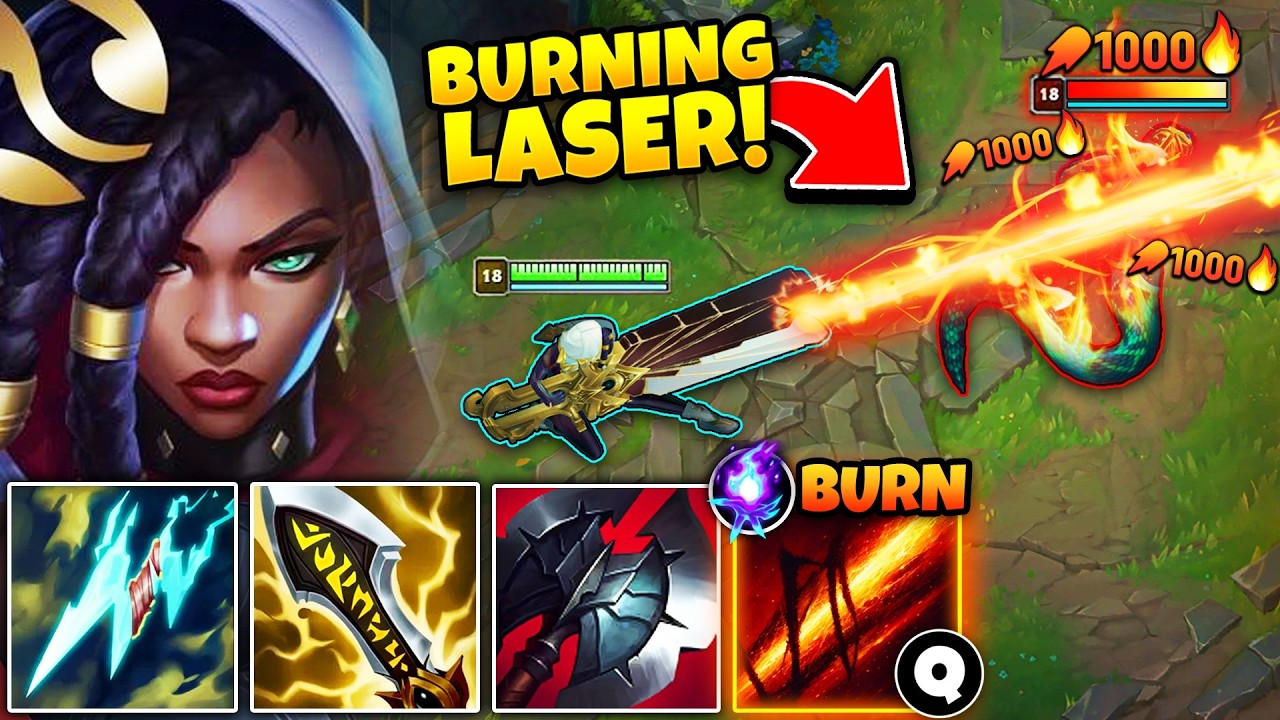 Senna but I have a burning laser that deletes your health bar (HIDDEN OP RUNE)