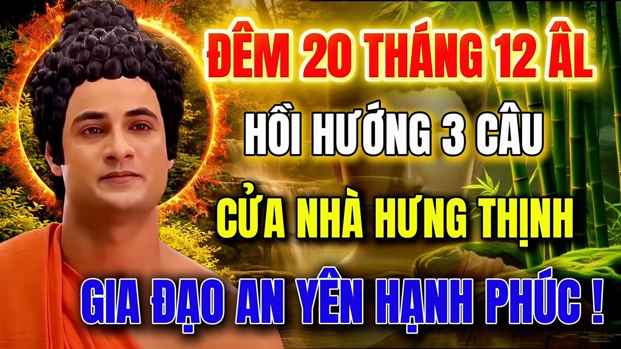 Đêm 20 Tháng Chạp Âm Lịch, Nghe Pháp Hồi Hướng 3 Câu, Cửa Nhà Hưng Thịnh, Gia Đạo An Yên Hạnh Phúc !