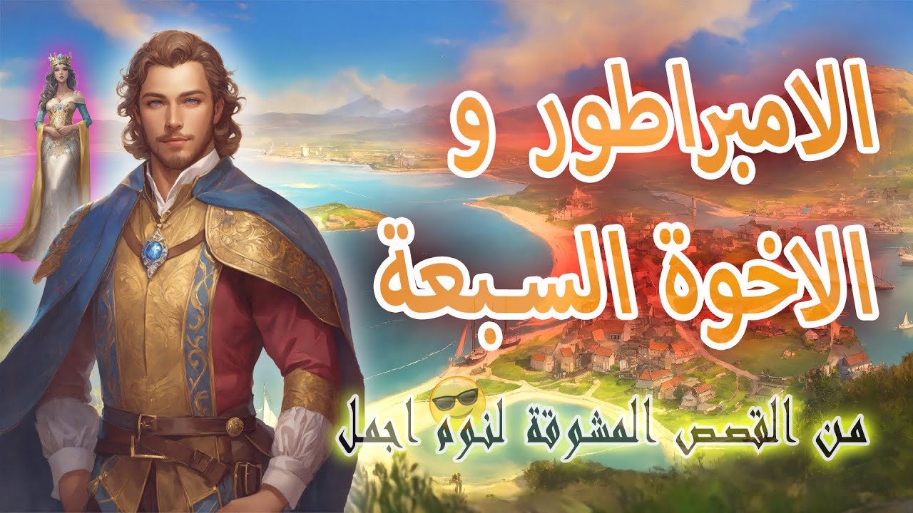 قصة الامبراطور والاخوة السبعة |من أروع القصص الشعبية قبل النوم  |كوخ_الحكايات