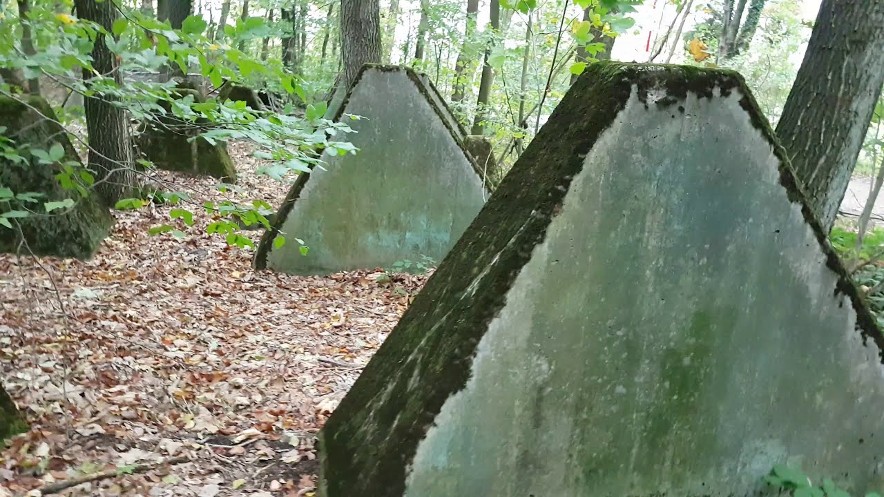 WESTWALL PANZERSPERREN - H&ouml;ckerlinien - WW2 - Ein Waldspaziergang ...