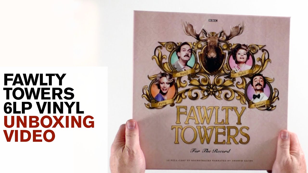 Fawlty Towers: For The Record - 6LP white vinyl unboxing video