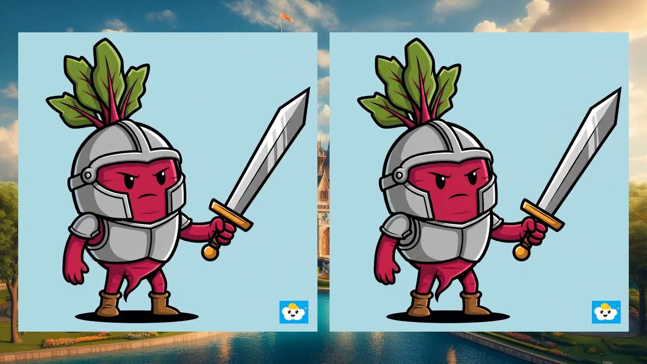 Spot The Difference Puzzle | Beetroot Warrior Teddy Bears Picnic Candy Land Museum Vampire Violin