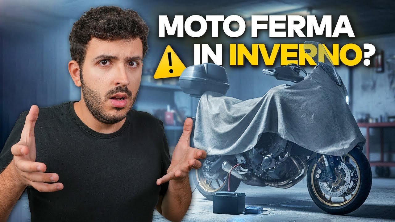 Come TENERE la MOTO FERMA in INVERNO (checklist ESSENZIALE)