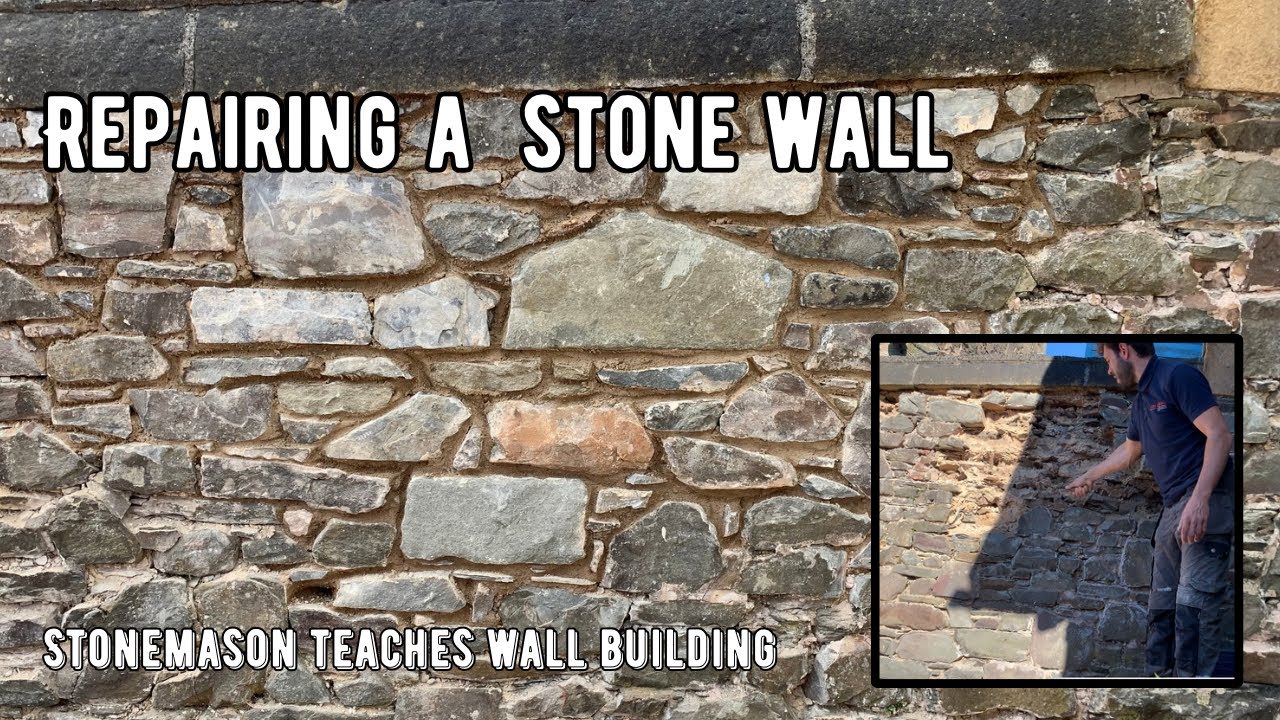 Learn how to repair a stone wall