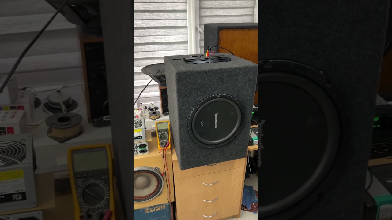 Сабвуфер на динамике Rockford Fosgate R1￼ #техника #Мастер #diy #бас #саб #музыка #Автозвук