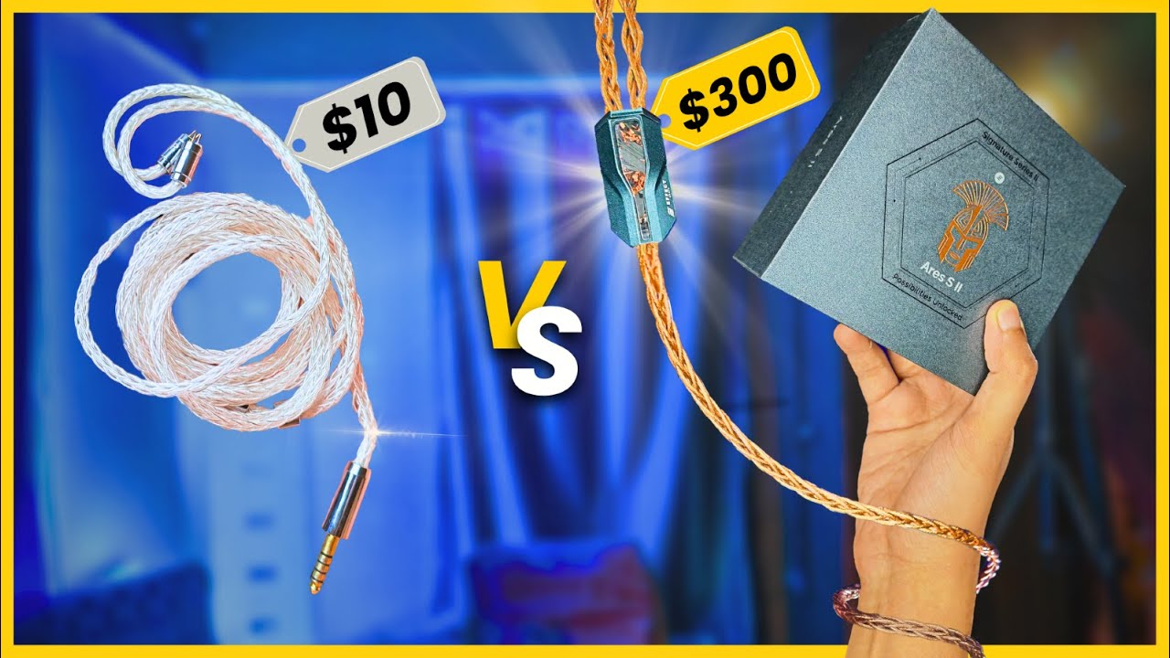 $10 Cable vs $300 IEM Upgrade Cable!