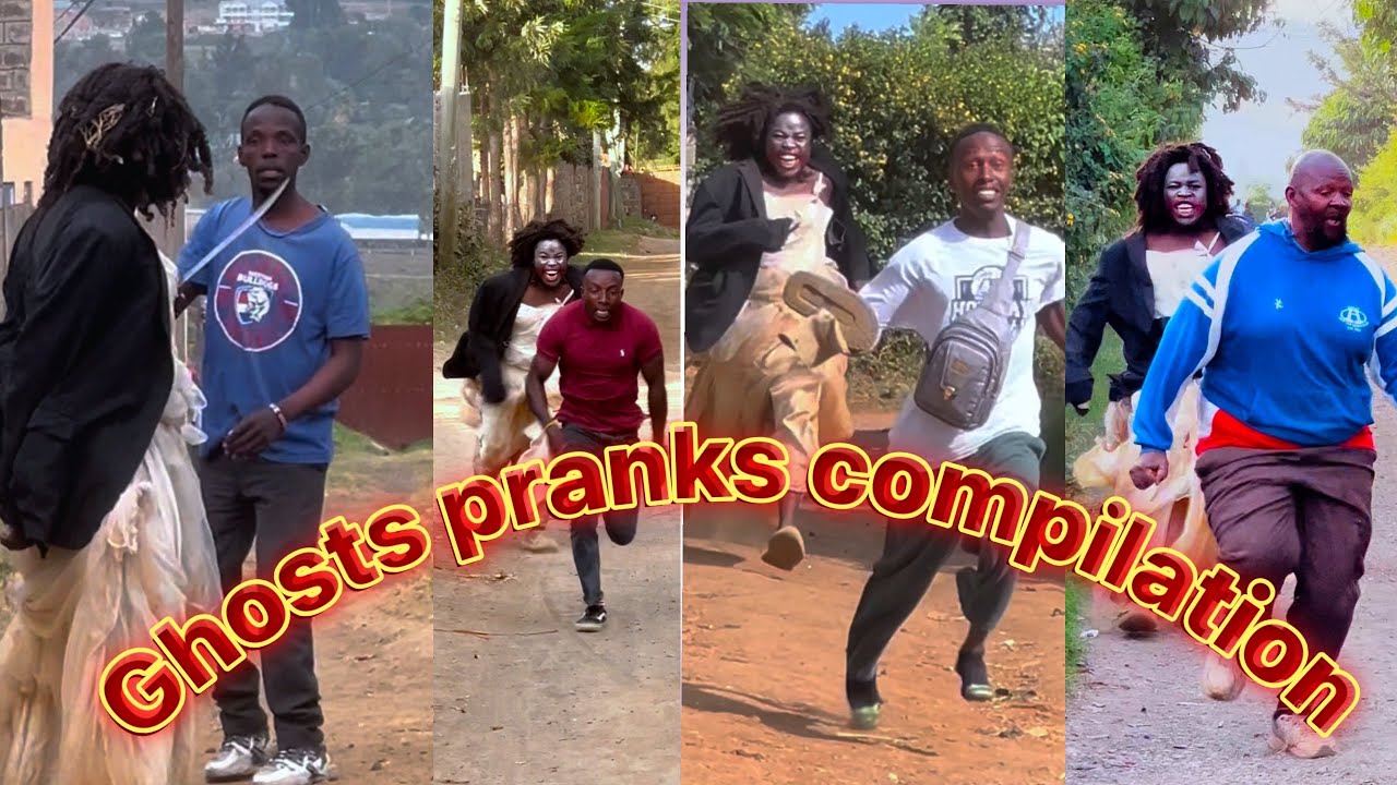 GHOST PRANKS COMPILATION | Kenyans ghost pranks 😂🫴 #pranksterproductions #funnypranks #funny