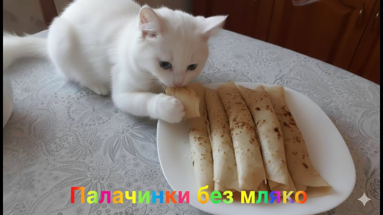Бързи паличинки без мляко