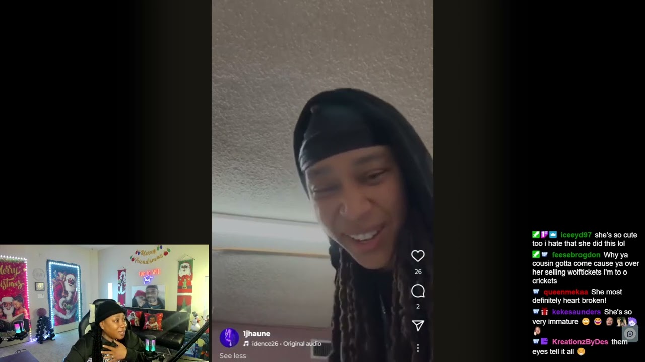 CINDY EX JHANAUE WENT LIVE AND NO LIE IM IN REAL TEARS!!