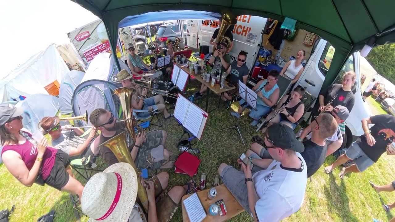 Die Sonne geht auf - Woodstock der Blasmusik 2024 Campingplatz