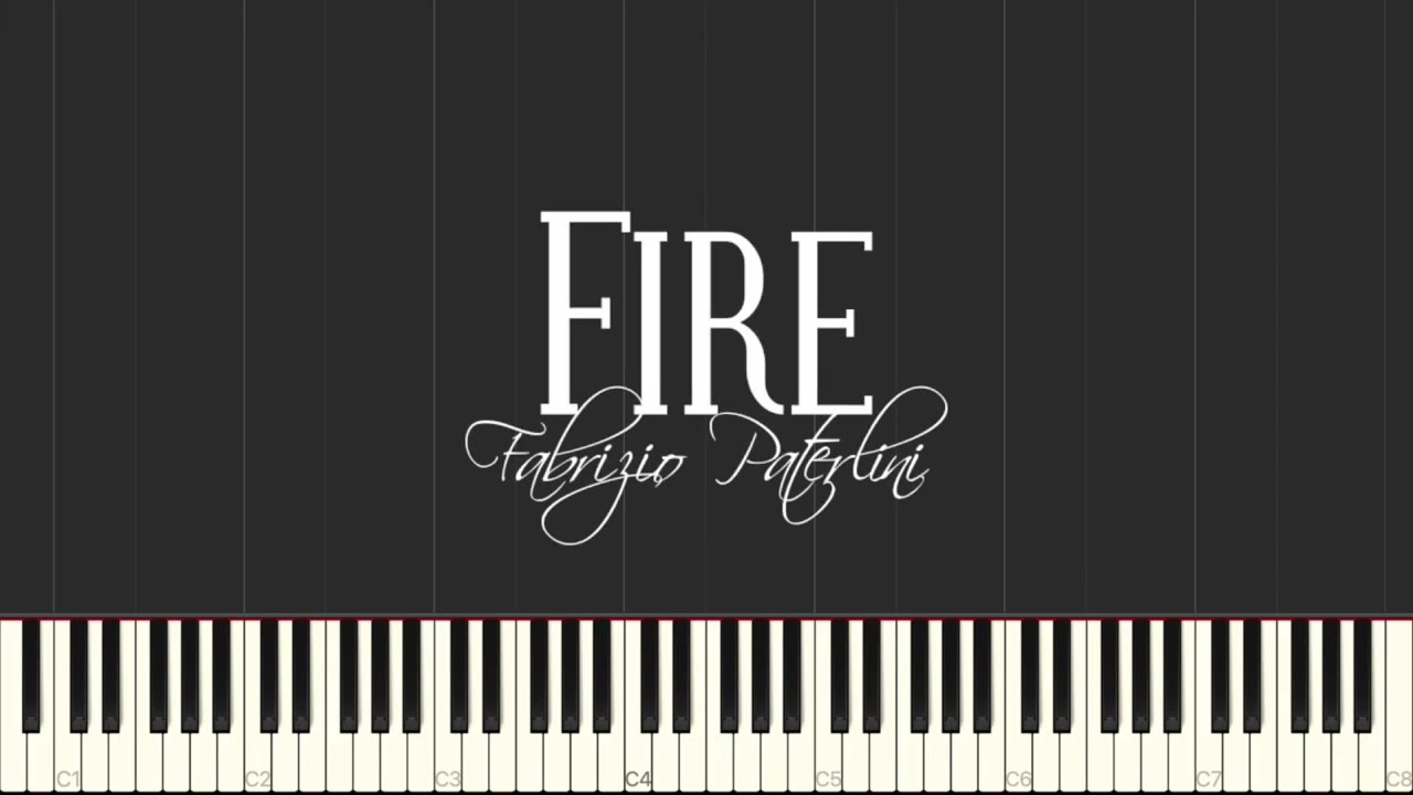 Fire - Fabrizio Paterlini (Piano Tutorial)