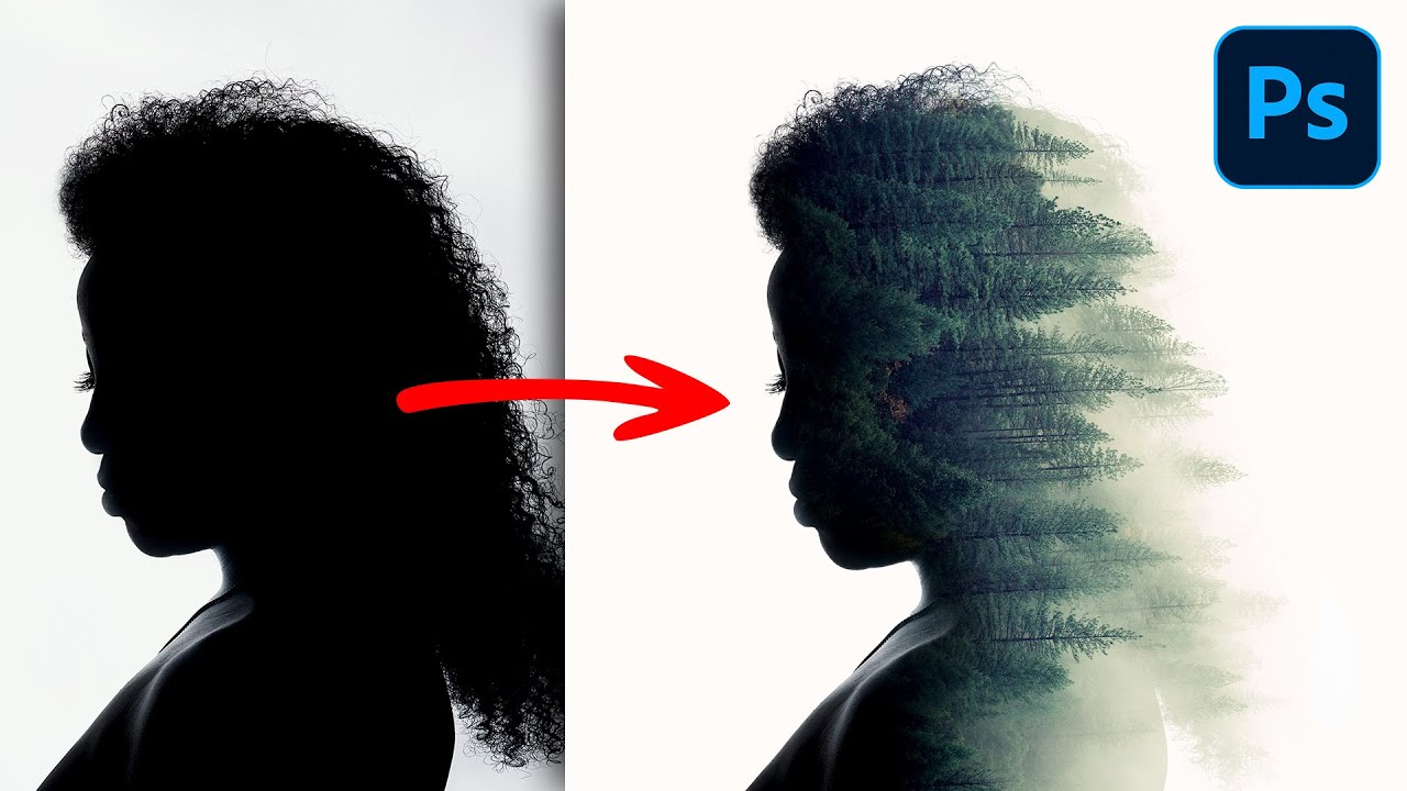 Efecto de doble exposición ¡MUY FÁCIL! | TUTORIAL PHOTOSHOP