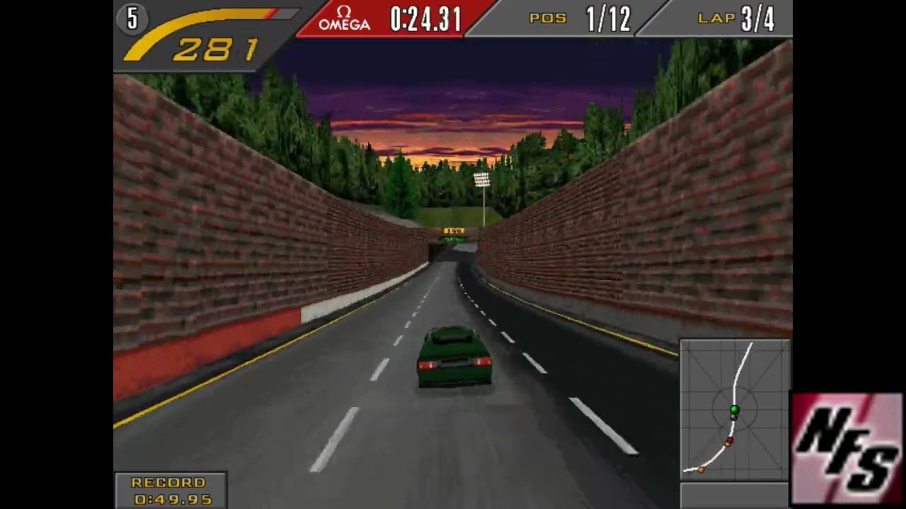 The Need For Speed || 1997 (NFS 2)  PC Gameplay | Lotus Esprit V8| Proving Grounds | HD 60 FPS |