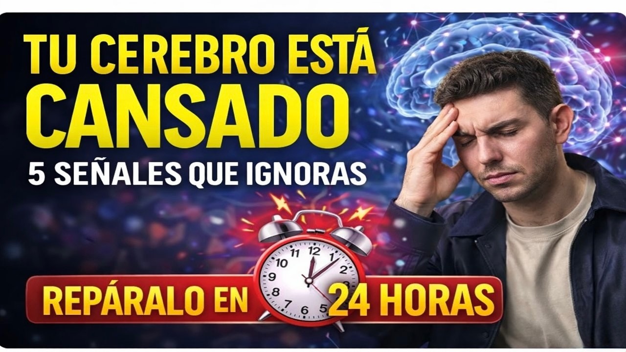 Tu CEREBRO está CANSADO! 5 señales que ignoras y cómo REPARARLO en 24 horas