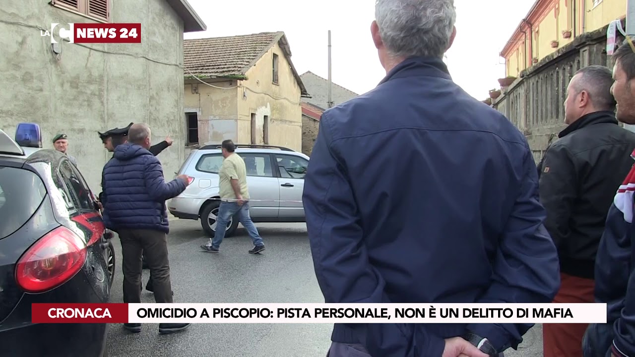 OMICIDIO A PISCOPIO: PISTA PERSONALE, NON È UN DELITTO DI MAFIA